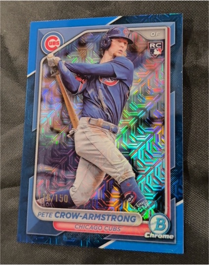 2024 Bowman Chrome #45 Pete Crow-Armstrong — front
