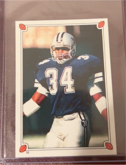 1987 Topps Stickers #33 Herschel Walker — front