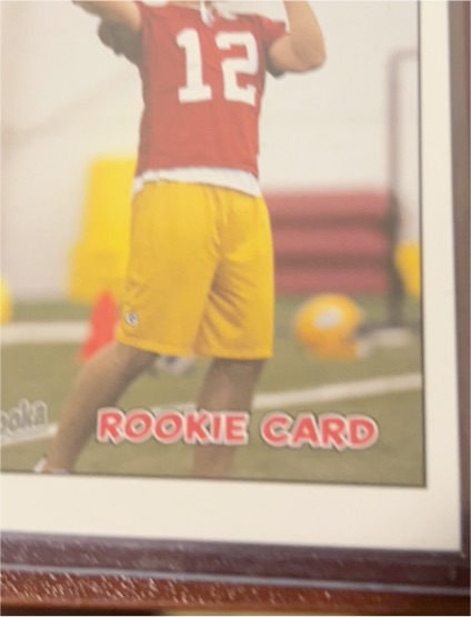 2005 Topps Bazooka #190 Aaron Rodgers Rookie Card — front