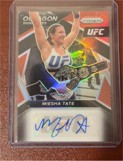 2021 Panini Prizm UFC Octagon Signatures Miesha Tate — front
