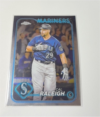 2024 Topps Chrome #119 Cal Raleigh — front