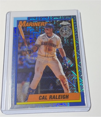 2025 Topps Series 2 Chrome #T90C-138 Cal Raleigh — front
