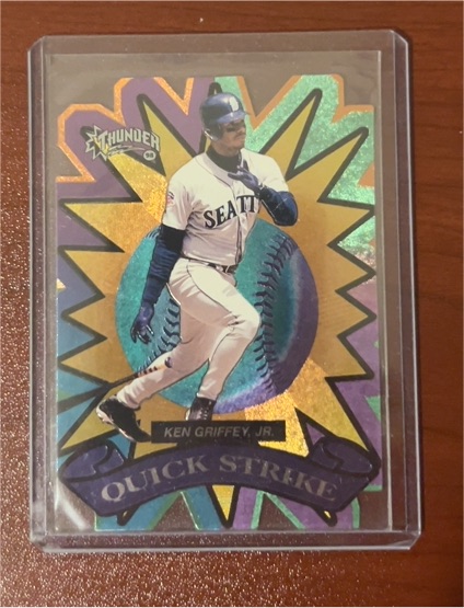 1998 Skybox Circa Thunder Quick Strike #5QS Ken Griffey Jr. — front