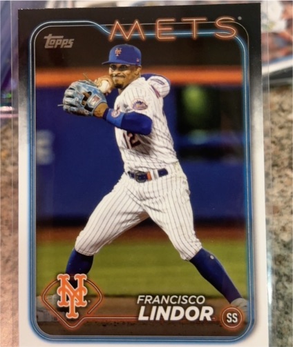 2024 Topps #650 Francisco Lindor — front