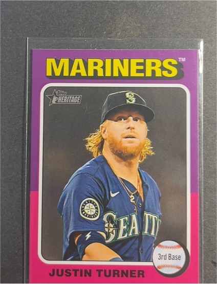 2024 Topps Heritage High Number #586 Justin Turner — front