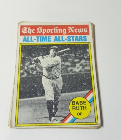 1976 Topps #345 Babe Ruth — front