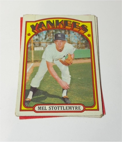 1972 Topps #325 Mel Stottlemyre — front