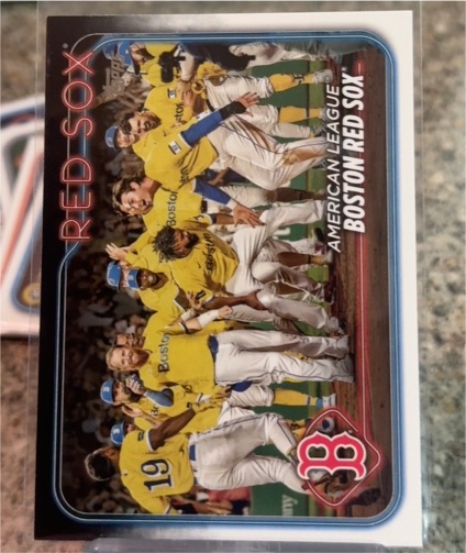 2024 Topps #288 Boston Red Sox Team Card — front