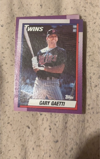 1990 Topps #630 Gary Gaetti — front