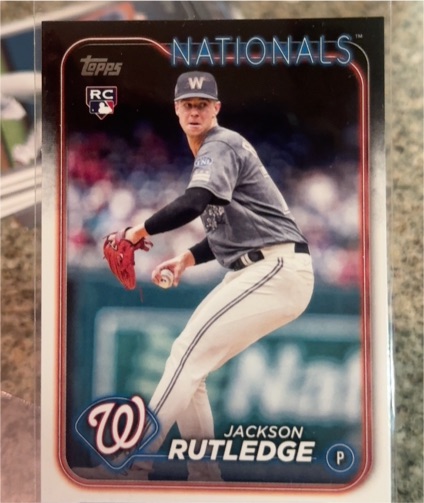 2024 Topps #503 Jackson Rutledge — front