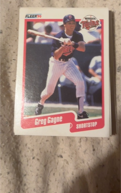 1990 Fleer #374 Greg Gagne — front