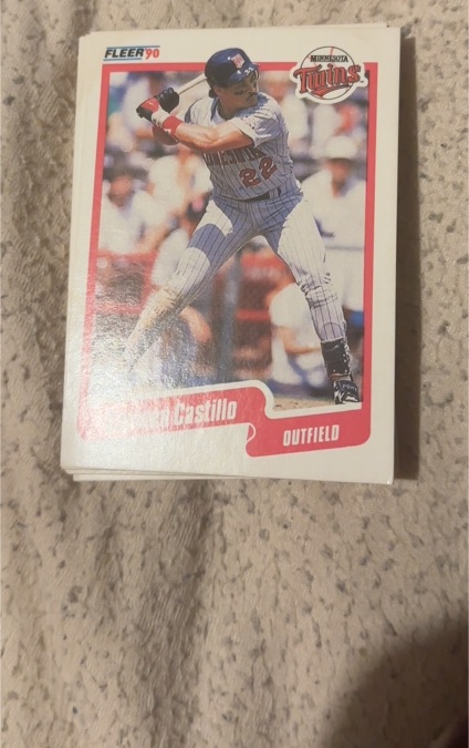 1990 Fleer #371 Carmen Castillo — front