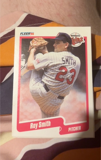 1990 Fleer #386 Roy Smith — front
