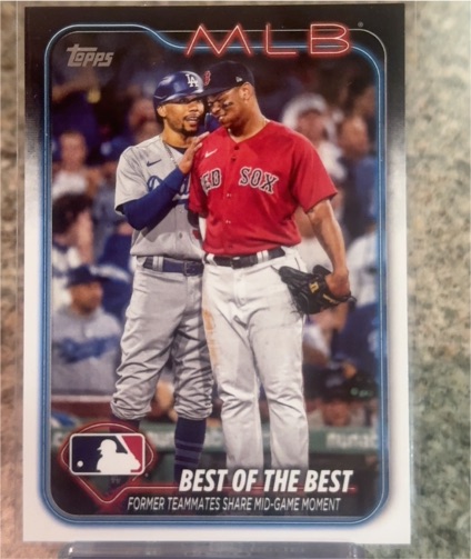 2024 Topps Series 2 #424 Best Of The Best Mookie Betts / Rafael Devers — front