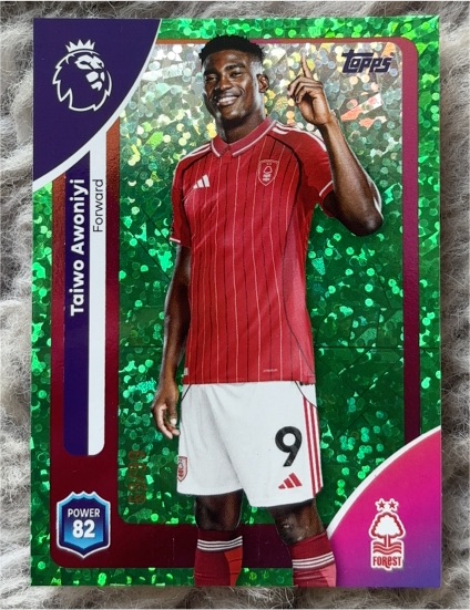 2025 Topps Premier League #181 Taiwo Awoniyi — front