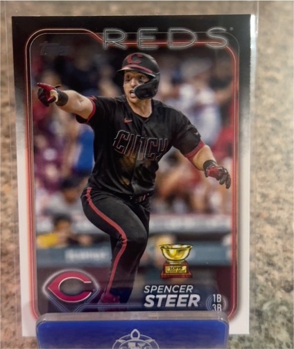 2024 Topps Series 2 #485 Spencer Steer — front