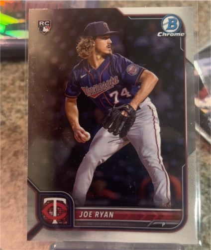 2022 Bowman Chrome #8 Joe Ryan — front