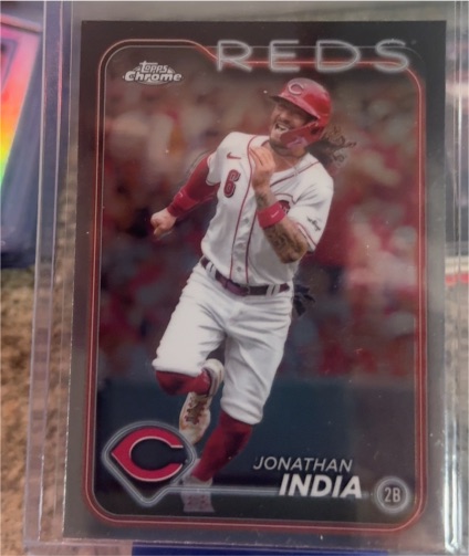2024 Topps Chrome #185 Jonathan India — front