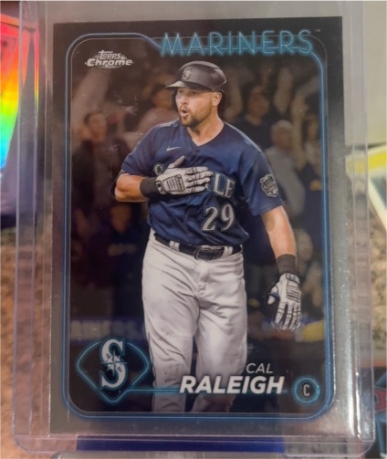 2024 Topps Chrome #119 Cal Raleigh — front