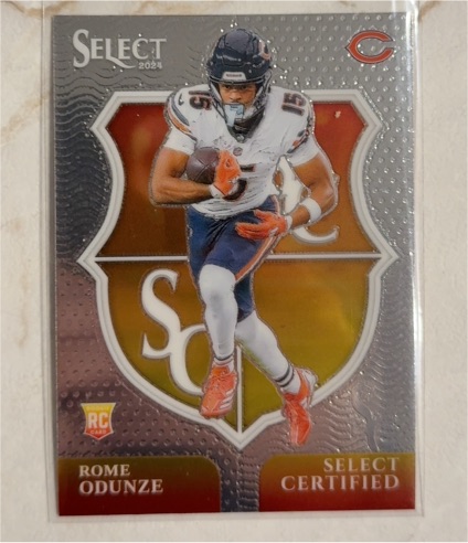 2024 Panini Select Certified Rookies #10 Rome Odunze — front