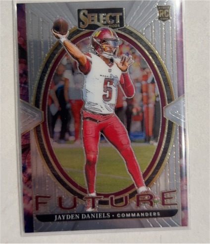 2024 Panini Select #4 Jayden Daniels Future Rookie — front