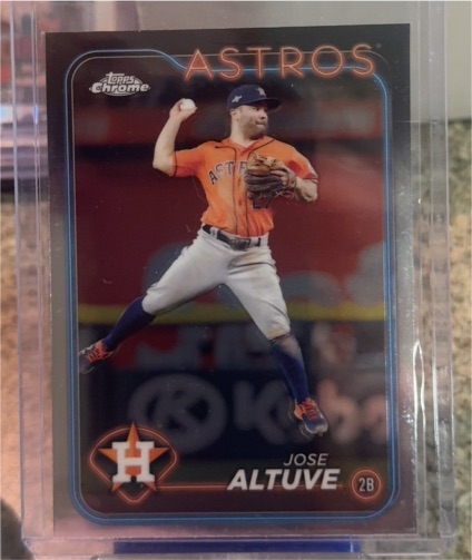 2024 Topps Chrome #58 Jose Altuve — front