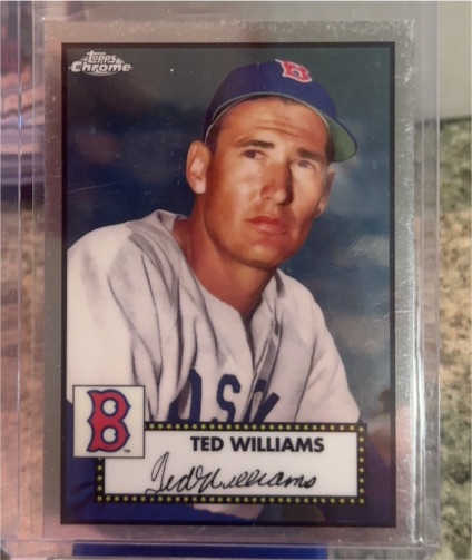 2021 Topps Chrome Platinum Anniversary #614 Ted Williams — front