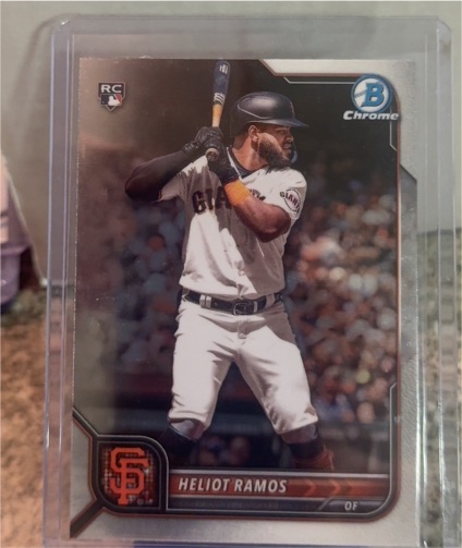 2022 Bowman Chrome #96 Heliot Ramos — front