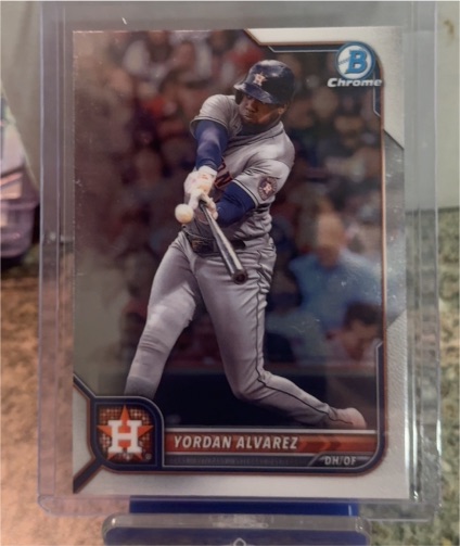 2022 Bowman Chrome #36 Yordan Alvarez — front
