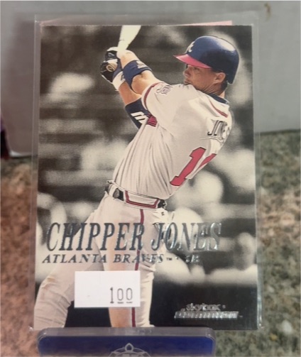 2000 Skybox Dominion #100 Chipper Jones — front