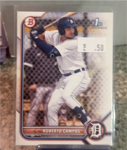 2022 Bowman #BP-14 Roberto Campos — front