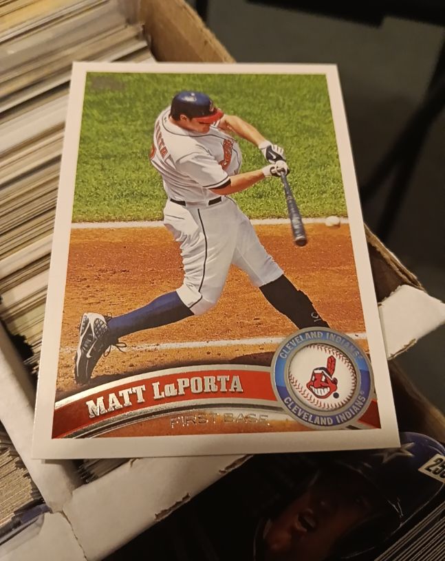 2011 Topps #476 Matt LaPorta — front