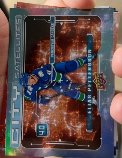2024-25 Upper Deck #CS-2 Elias Pettersson City Satellites — front