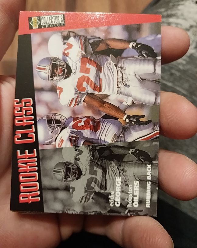 1996 Upper Deck Collector's Choice #12 Eddie George — front