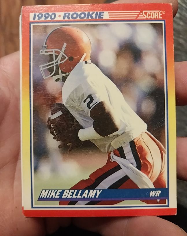 1990 Score #626 Mike Bellamy Rookie — front