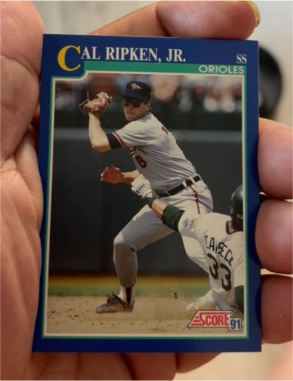 1991 Score #95 Cal Ripken Jr. — front