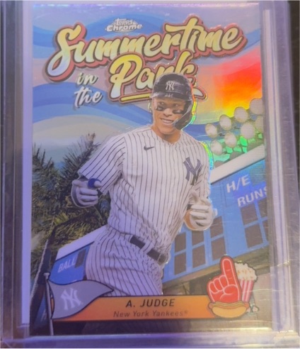 2024 Topps Chrome Summertime in the Park #SITP-3 Aaron Judge — front