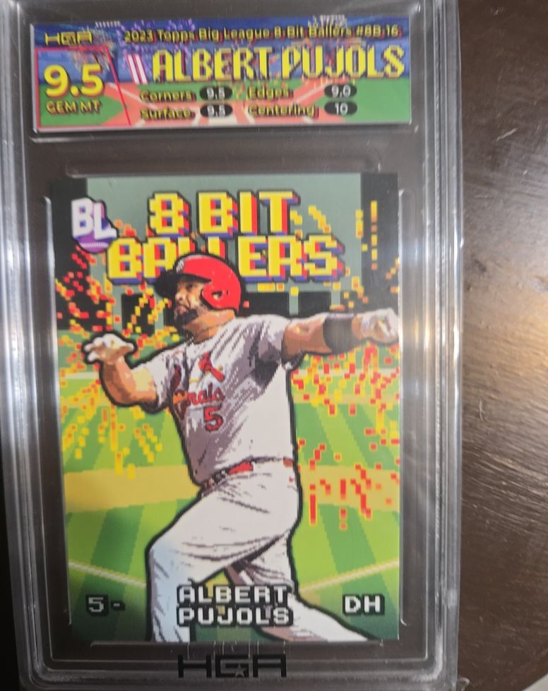 2023 Topps Big League 8 Bit Ballers #8B-16 Albert Pujols — front