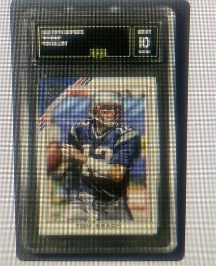 2000 Donruss #1 Tom Brady — front