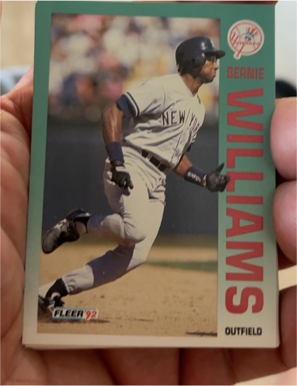 1992 Fleer #247 Bernie Williams — front