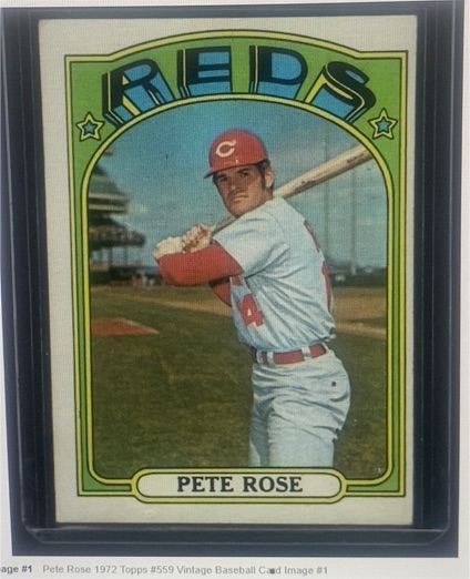 1972 Topps #559 Pete Rose — front