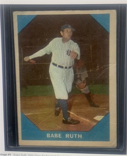 1960 Fleer #3 Babe Ruth — front