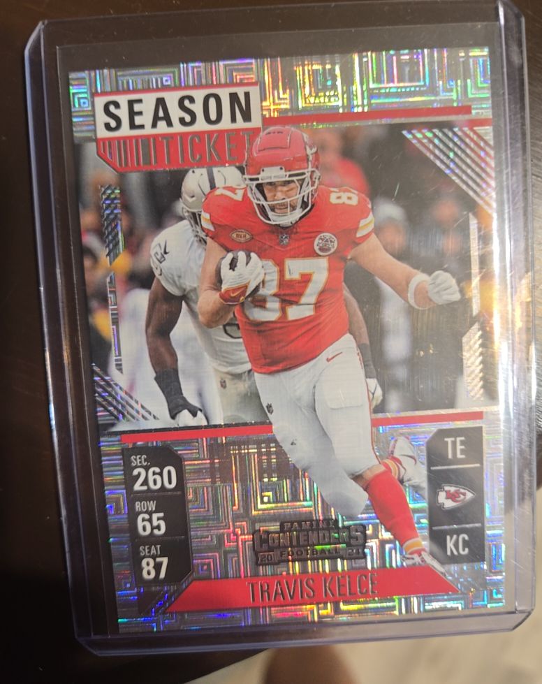 2024 Panini Contenders Season Ticket #48 Travis Kelce — front