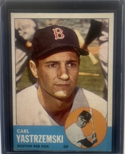 1963 Topps #115 Carl Yastrzemski — front