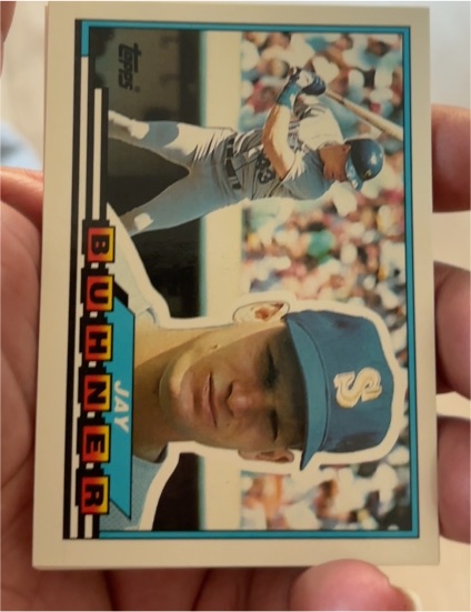 1989 Topps Big #20 Jay Buhner — front