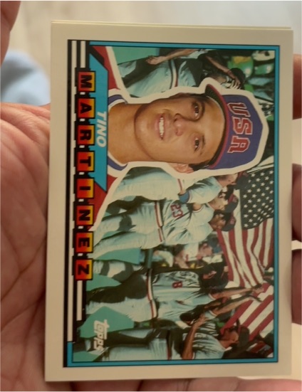 1989 Topps Big #93 Tino Martinez — front
