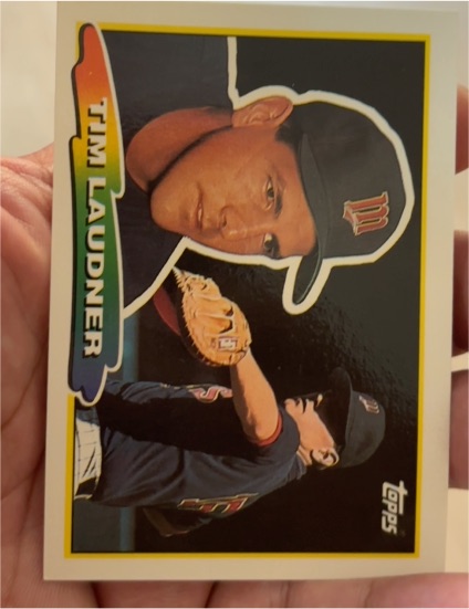 1988 Topps Big #243 Tim Laudner — front