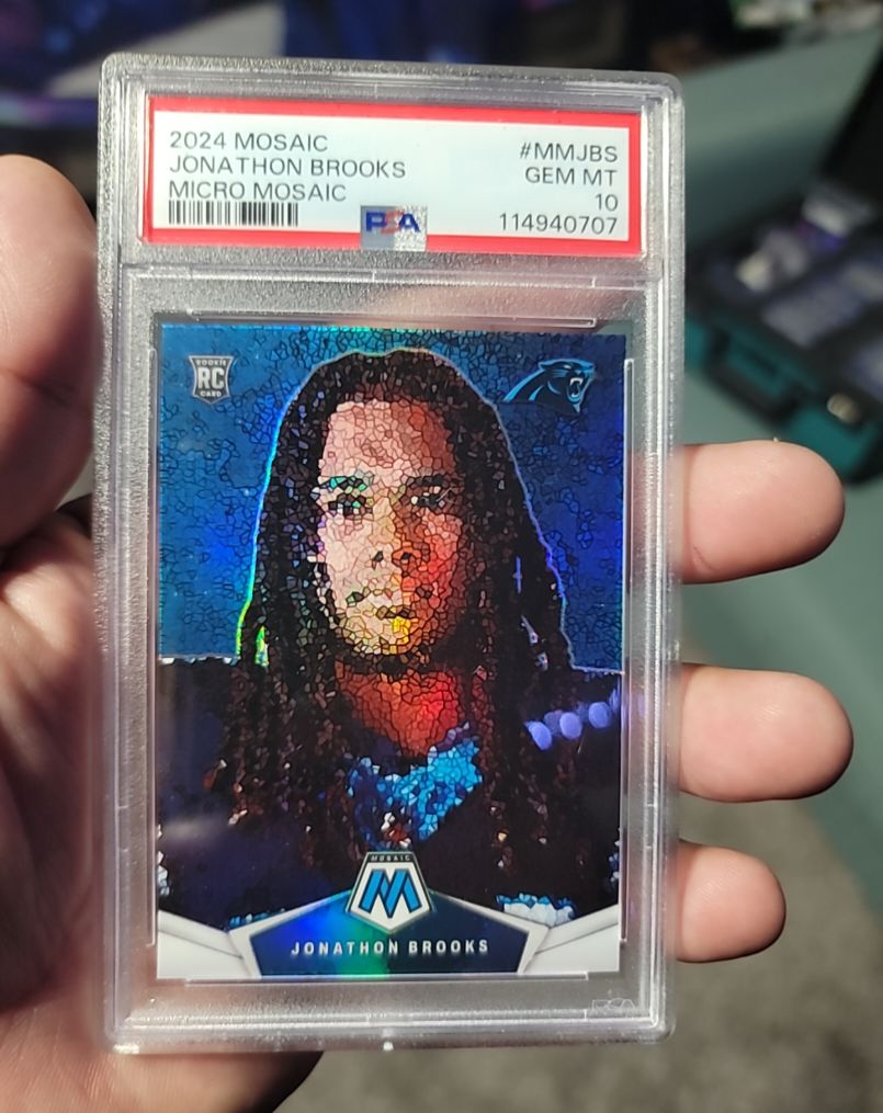 2024 Panini Mosaic #MMJBS Jonathon Brooks Micro Mosaic — front