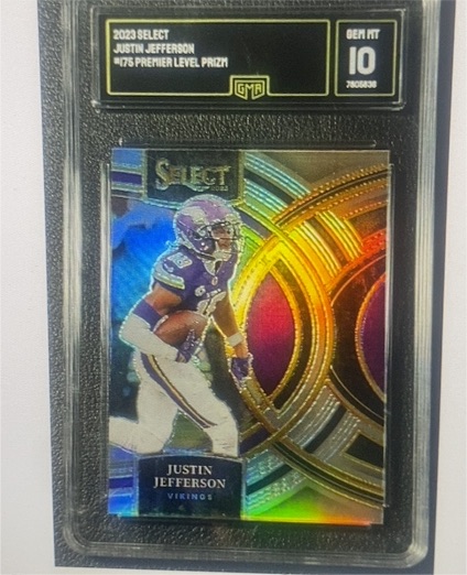 2023 Panini Select Premier Level #175 Justin Jefferson — front