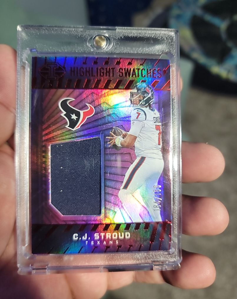 2024 Panini Illusions Highlight Swatches #HS-CJS C.J. Stroud — front